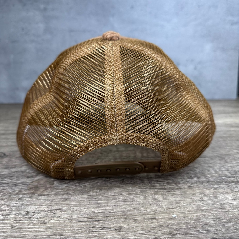 AMEN~Women's~Brown Corduroy Trucker Hat - Picture 4 of 6
